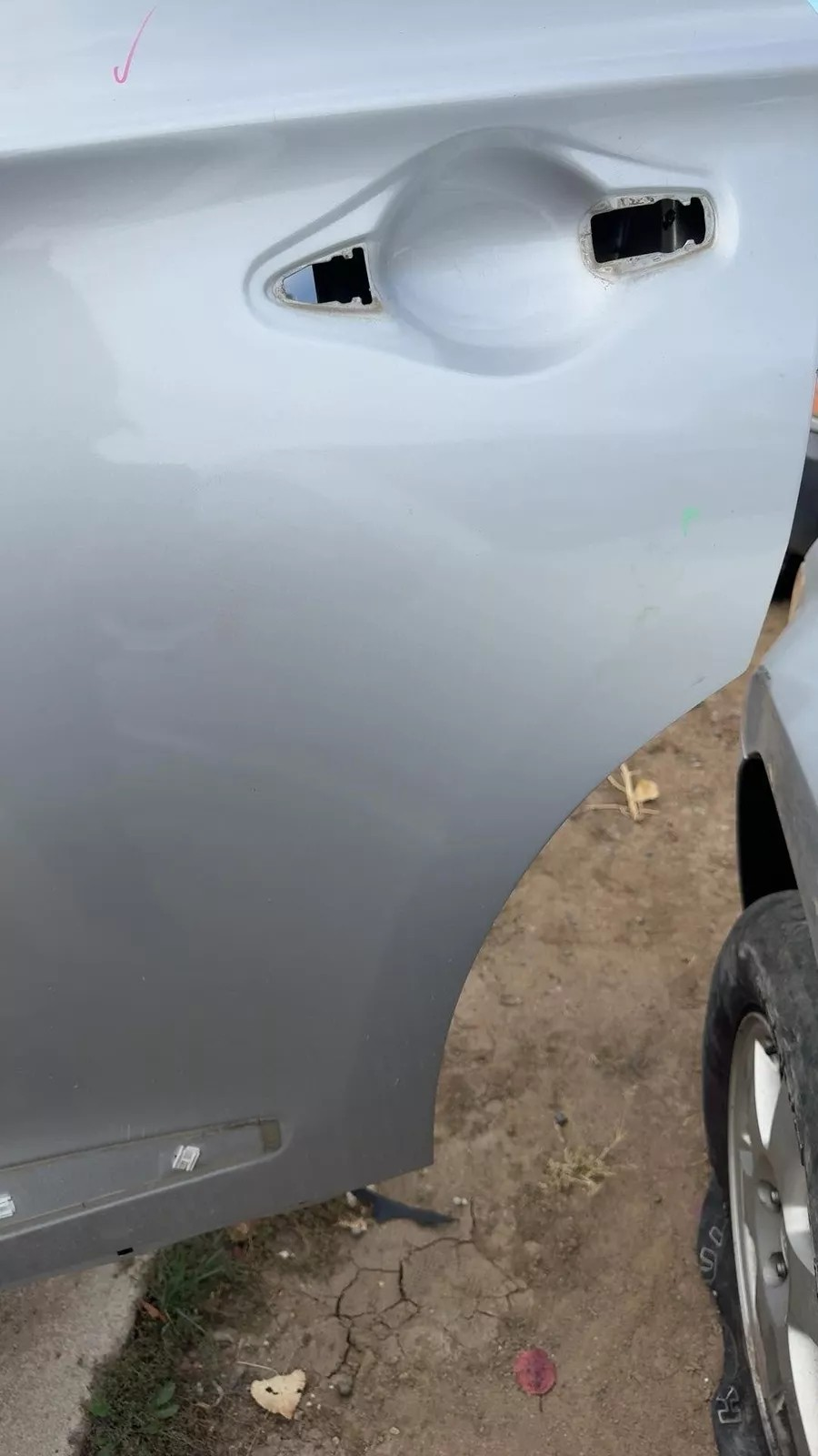 2013 Infiniti JX35 Left Rear Driver Door K23 Brilliant Silver - Used Grade A