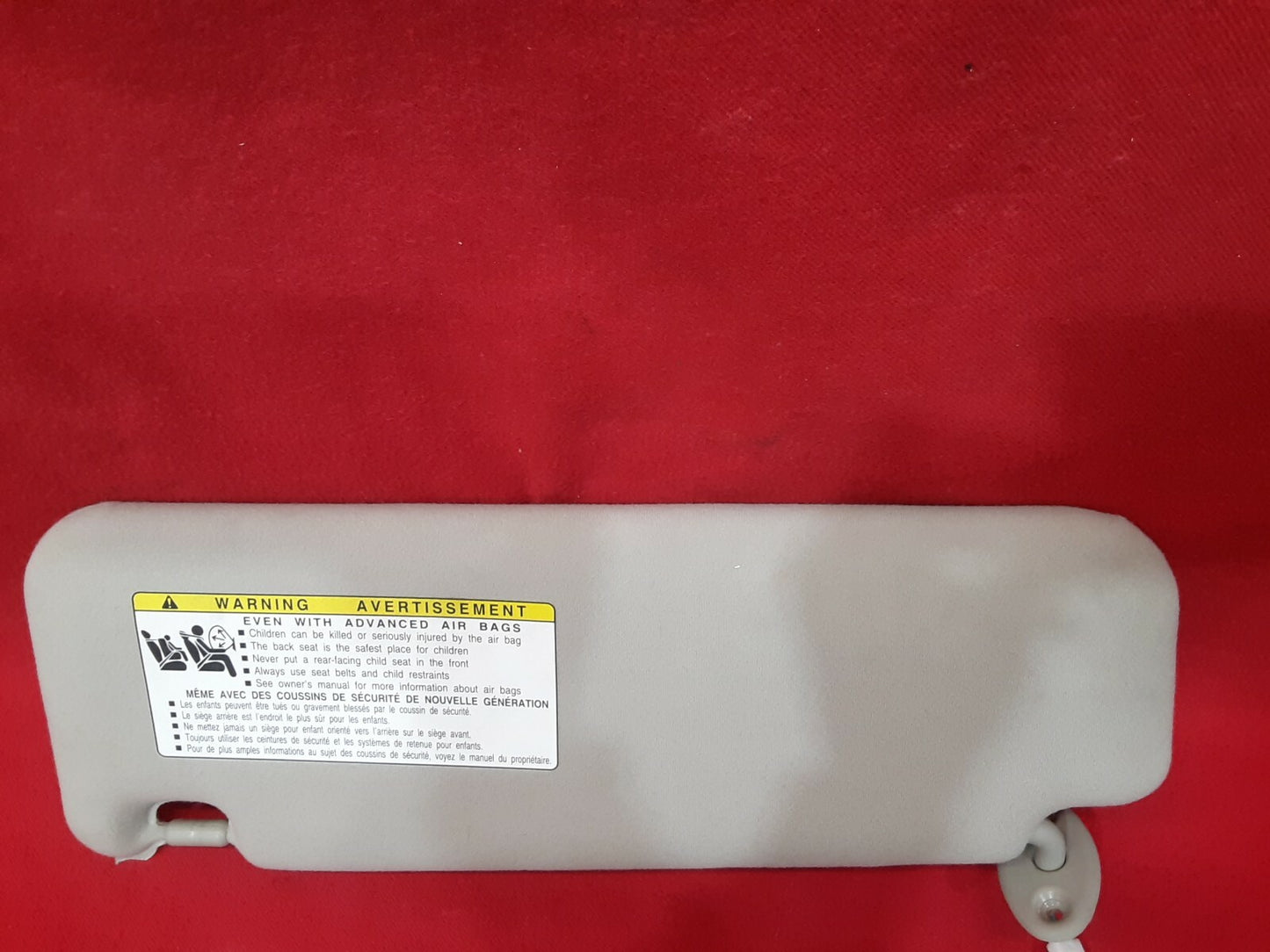 2004 - 2009 Toyota Prius Sun Visor - Passenger Side Right - 7431047190E0