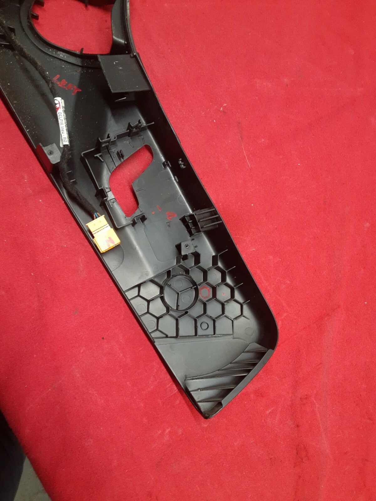 2012 Mercedes C300 C-Class LEFT DRIVER Seat Side Cushion Cover Bezel Trim Black