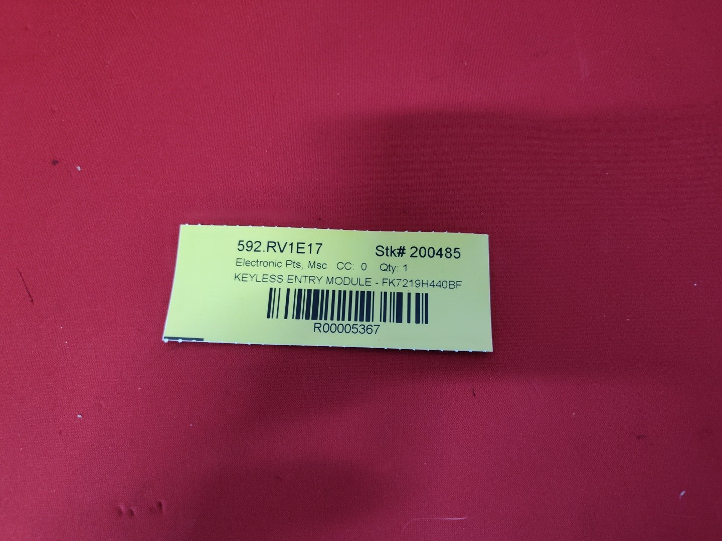 13-19 Land Rover 15-24 Jaguar Keyless Entry Receiver Control Module - PIGTAILS