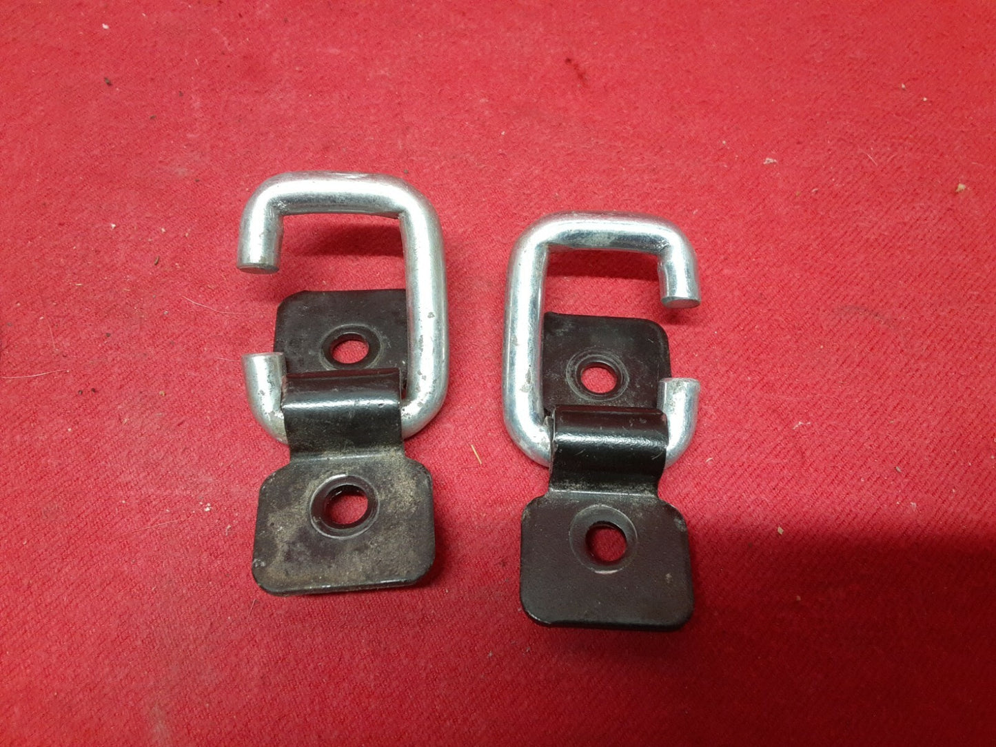 2003 - 2015 Nissan Xterra Metal Trunk Cargo Securement Hook UPPER Set of TWO