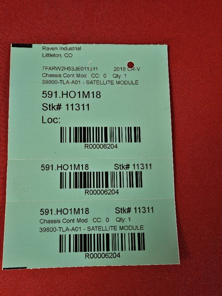 2017-2022 Honda CRV CR-V Satellite Radio Tuner Control Module 39800-TLA-A01