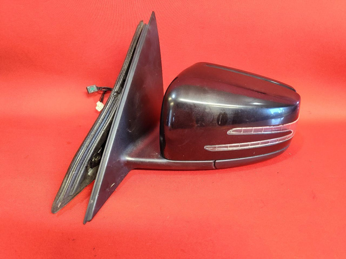 2012-2014 Mercedes C-Class LEFT DRIVER Door Wing Mirror w/ Autodim 040 Black