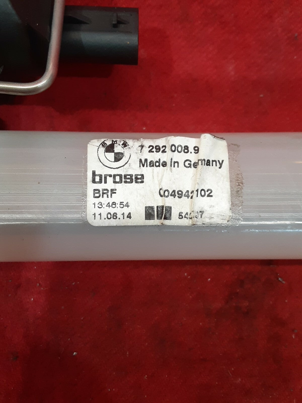 BMW Right Rear Passenger Window Blind Curtain Shade Motor 7292008