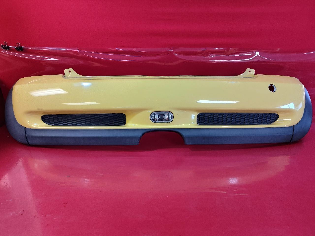 02-06 MINI COOPER Rear Bumper Non-Park Cover Used Grade A - 902 Liquid Yellow