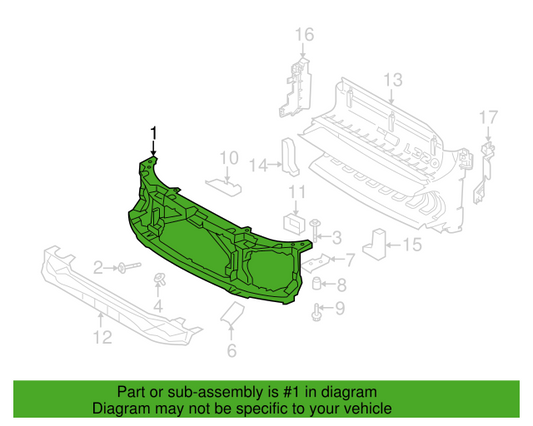 2005 - 2016 Land Rover Range Rover Sport / LR3 / LR4 Radiator Support