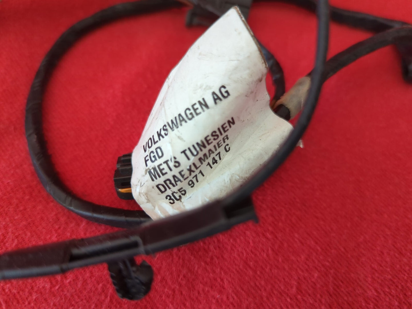 2007 Volkswagen VW Passat REAR Trunk Deck Lid Wiring Harness Loom 3C5-971-147-C