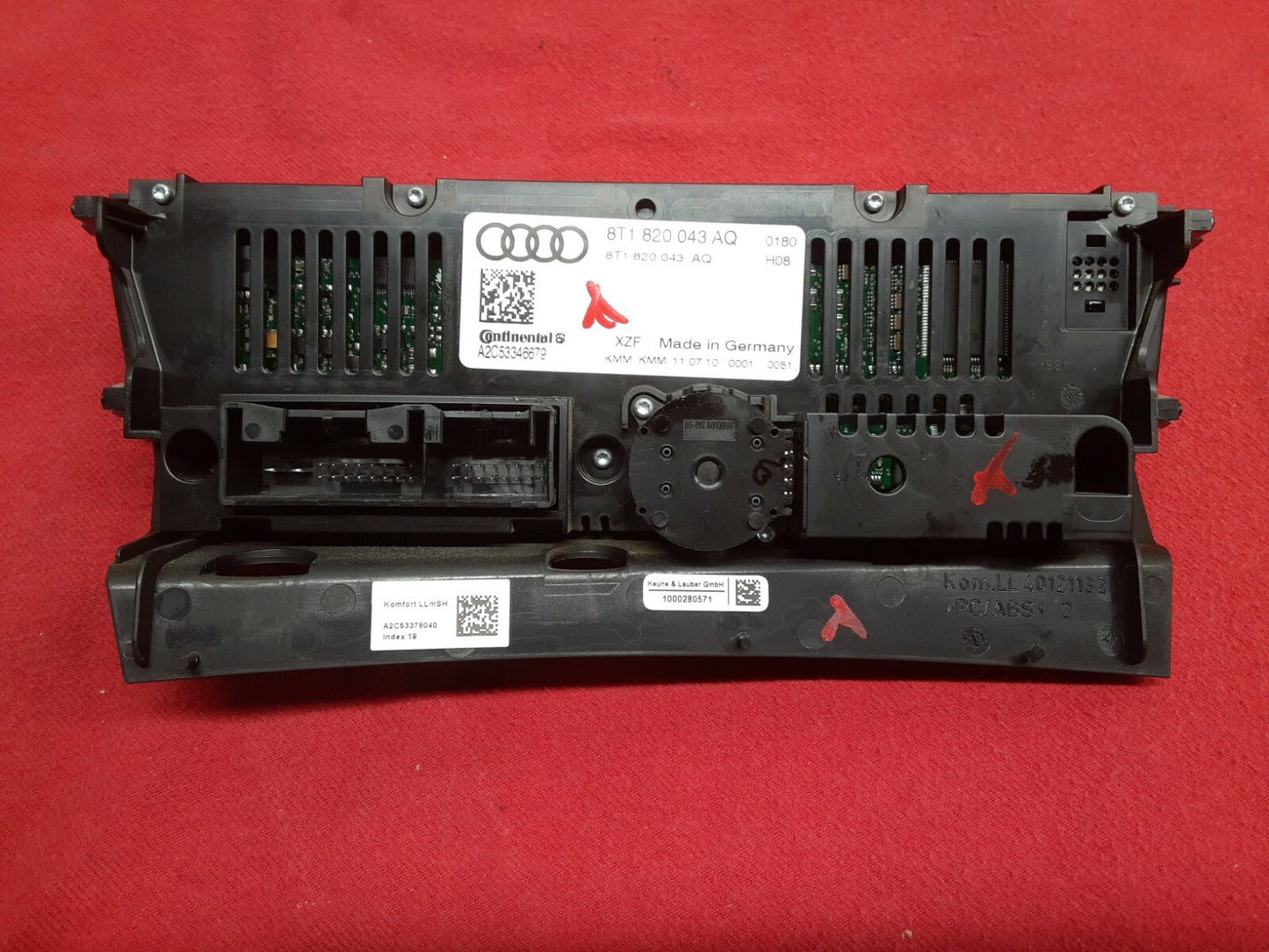 2009 - 2012 Audi A4 S4 A5 S5 - AC / Heater Climate Control Temperature Control