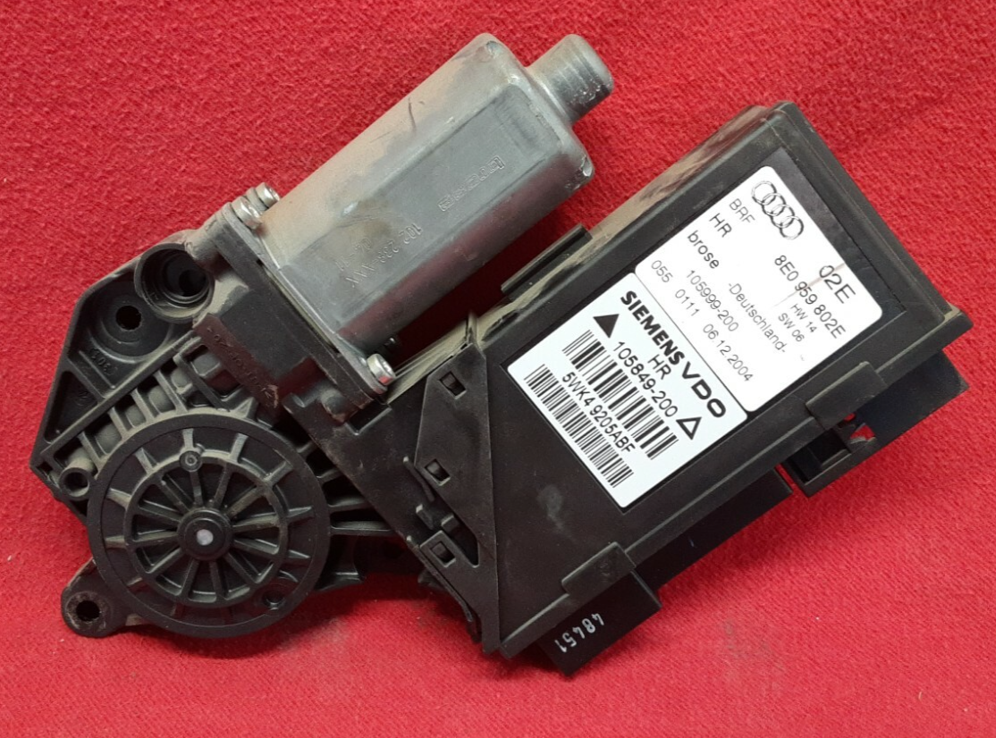 2002 - 2008 Audi S4 A4 & Quattro RIGHT PASSENGER REAR Window Motor 8E0-959-802