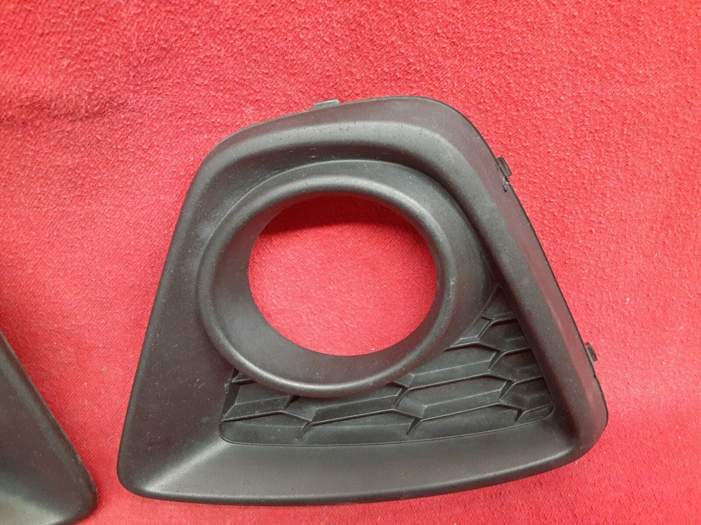 2013 2014 2015 Mazda CX-5 Front Bumper Fog Light Trim Bezel Honeycomb Black SET