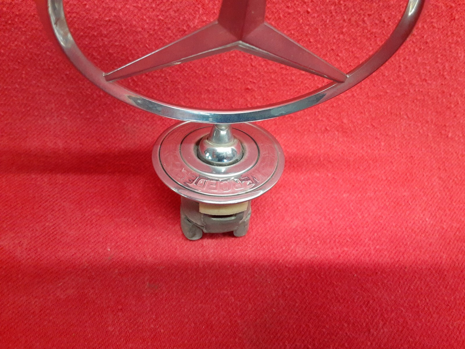 1994 - 2007 Mercedes Various Models Hood Ornament Emblem Logo Star Silver Band