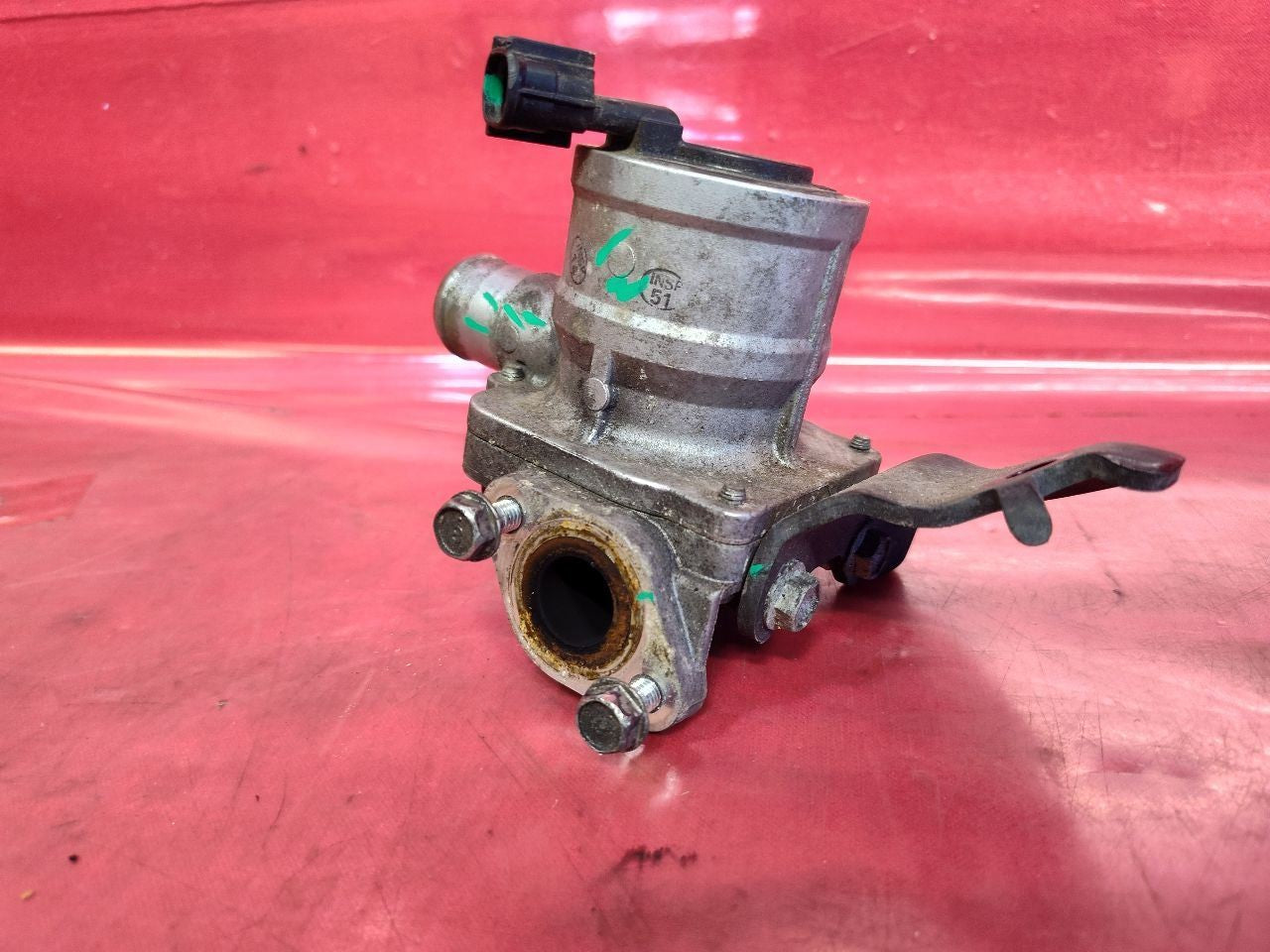 06-21 Subaru 2.5L Turbo EGR Secondary Air Pump Check Valve RIGHT CYLINDER BANK