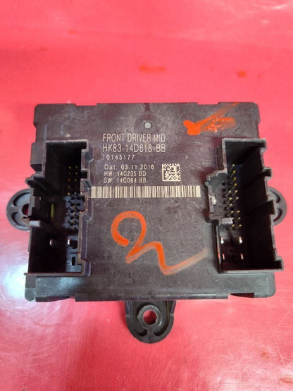 2016 2017 Land Rover Range Rover Evoque FRONT LEFT DRIVER Door Control Module