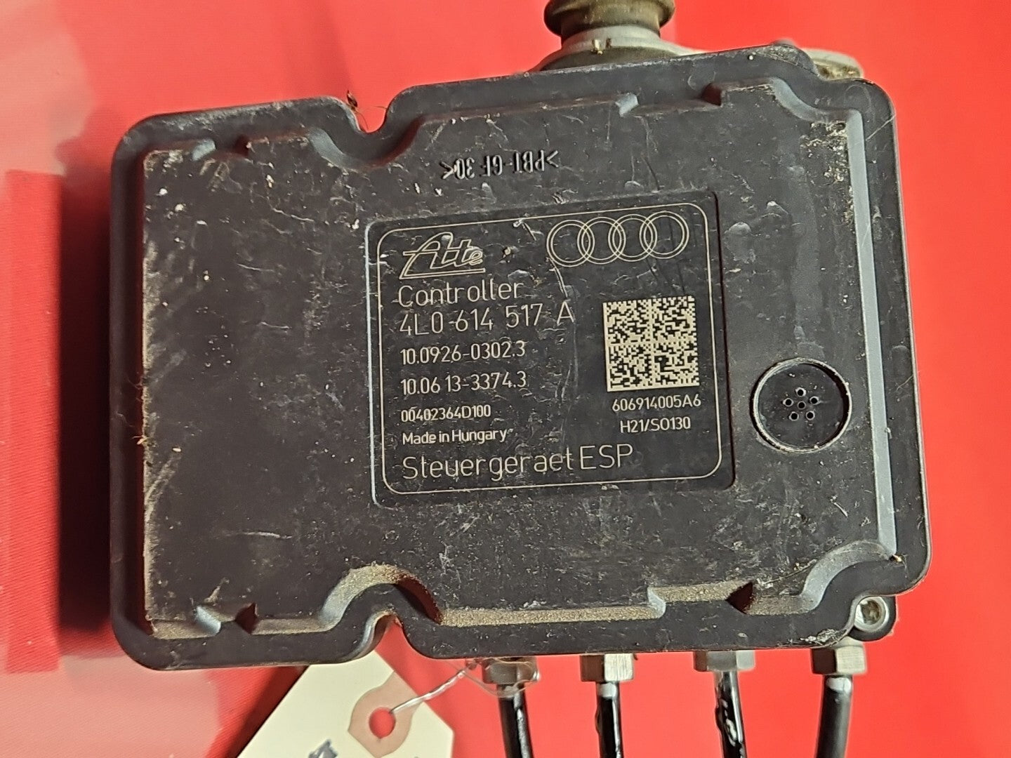 2007 2008 Audi Q7 Hydraulic Anti-Lock Brake Pump ABS Modulator 4l0-614-517-A