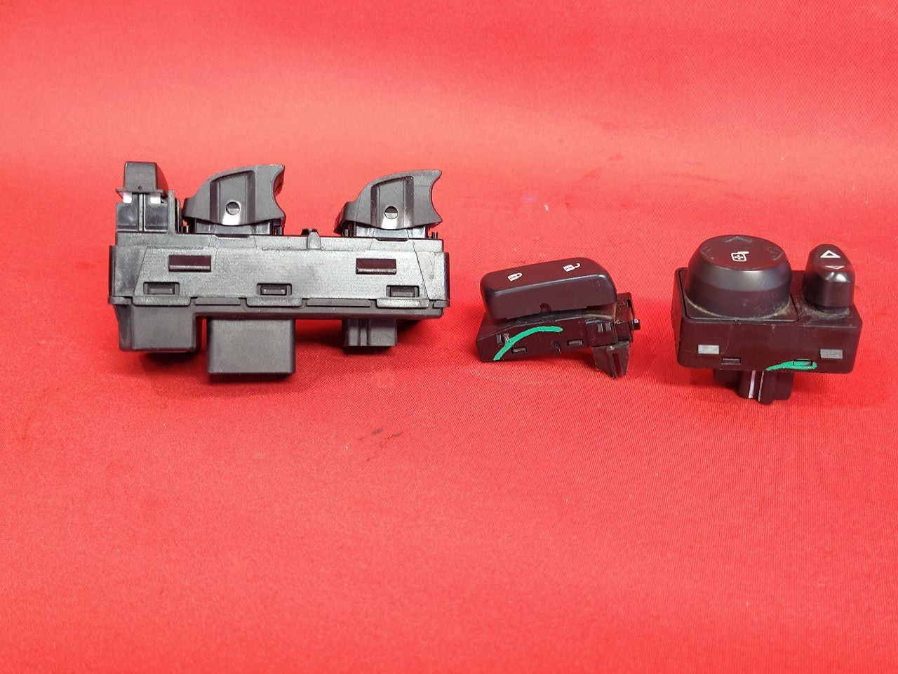 2009-2017 Chevy Traverse Master Window Mirror Door Lock Switch SET Blue Lagoon