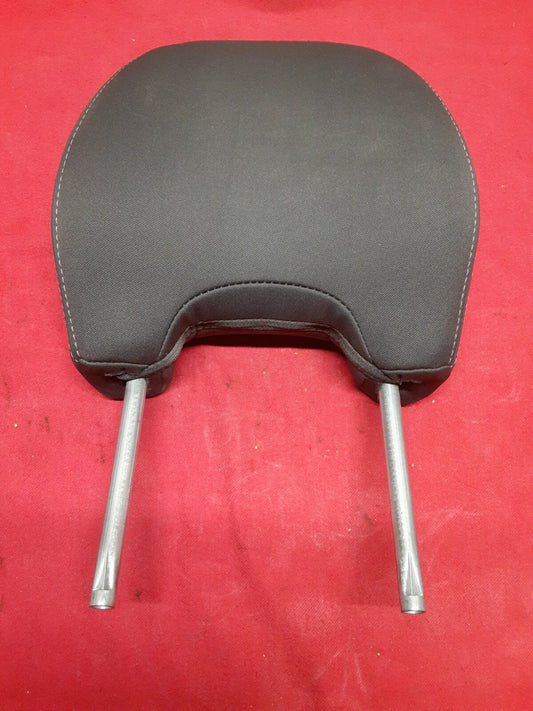 2006 2007 2008 Volvo S40 FRONT LEFT DRIVER Headrest Cloth Black Gray Stitch