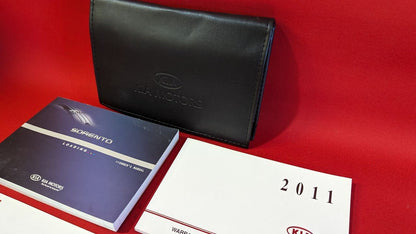 2011 Kia Sorento 2.4L Auto Trans Owner's Manual Booklet Set w/ Case