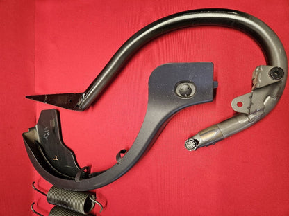 2008-2014 Mercedes C-Class SEDAN Trunk Deck Lid Hinge Spring Cover Set 040 Black
