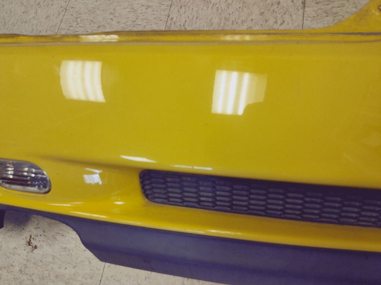 02-06 MINI COOPER Rear Bumper Non-Park Cover Used Grade A - 902 Liquid Yellow