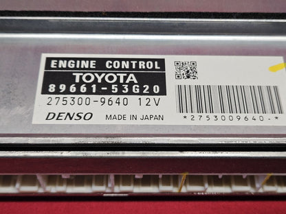 2010 Lexus IS250 2.5L V6 AWD Main Engine Control Module Computer ECM ECU 