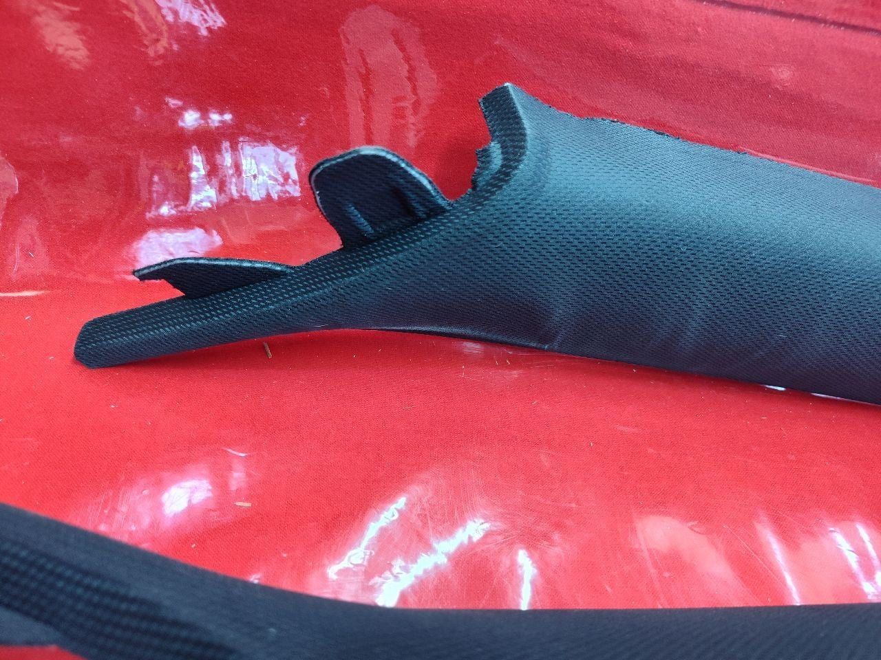 2013-2016 Hyundai Genesis Coupe Front Windshield A-Pillar Trim Set Black
