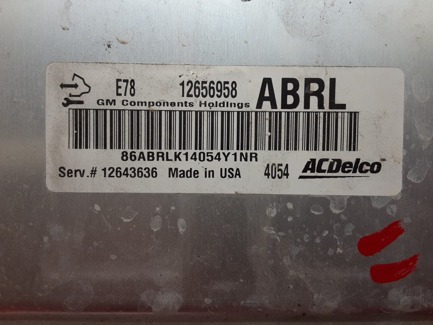 2014 GM Chevrolet Cruze ECM ECU Engine Control Module OEM 12656958