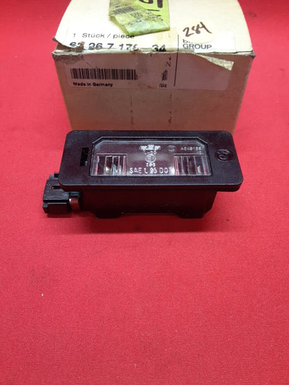 OEM New 2007-2013 BMW X5 Rear License Plate Light Lamp Qty:1   63-26-7-176-934