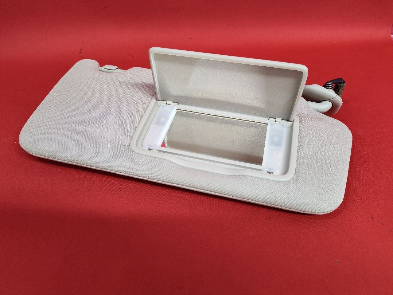 2010-2014 Subaru Outback / Legacy Sun Visor Shade Set Grey Illuminated w/ CLIPS