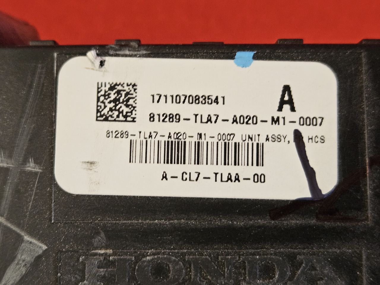 2017-2022 Honda CRV CR-V Front Seat Heater Control Module 81289-TLA-A02