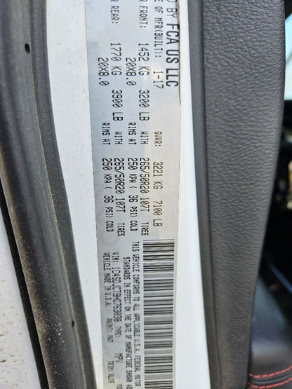 2014-2026 Dodge Durango Ignition Key Fob Lock Cylinder Set (Remote Start + JRC)