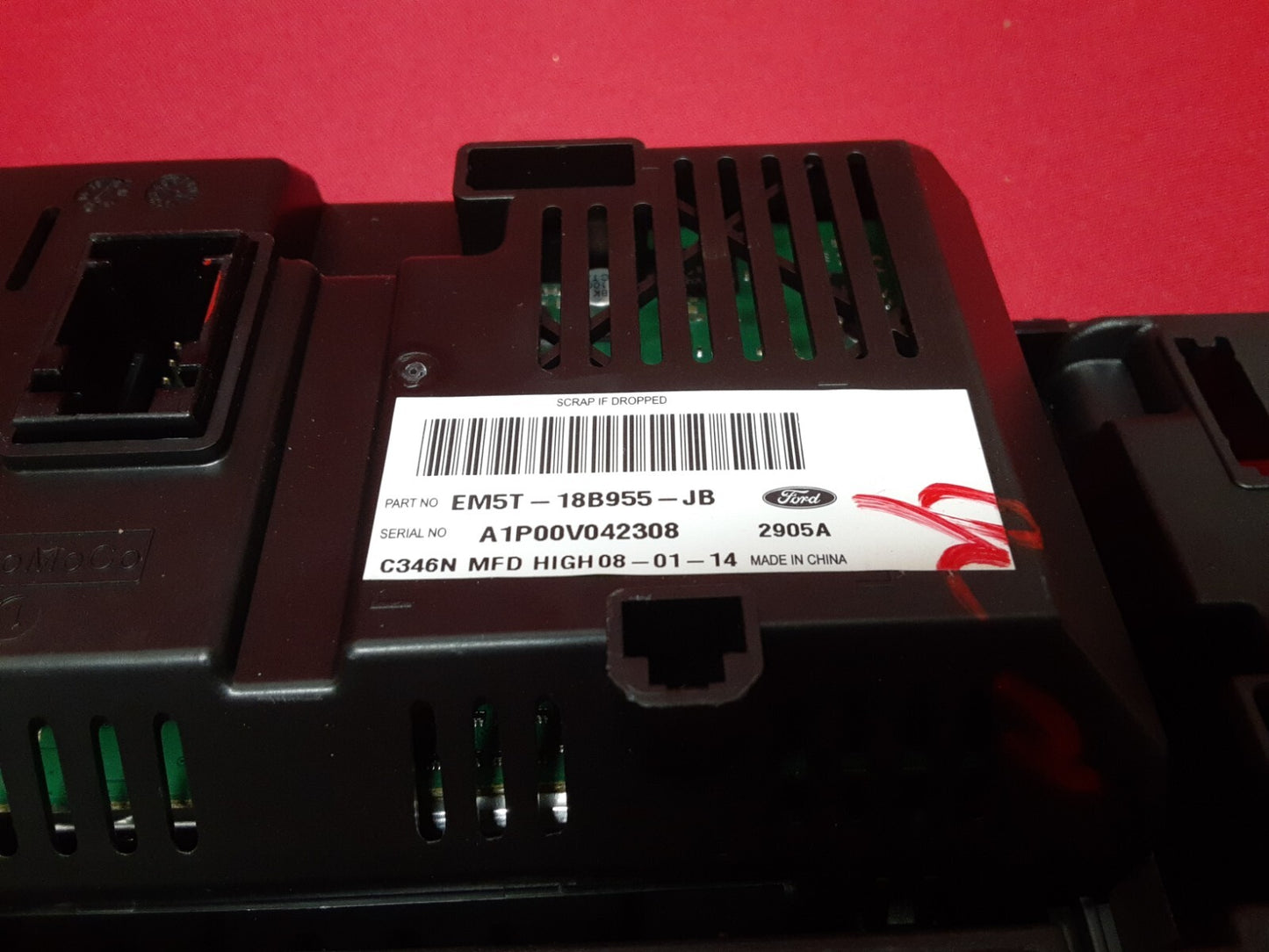 2012 - 2014 Ford Focus Dash Information Display Screen Unit EM5T-18B955-JB