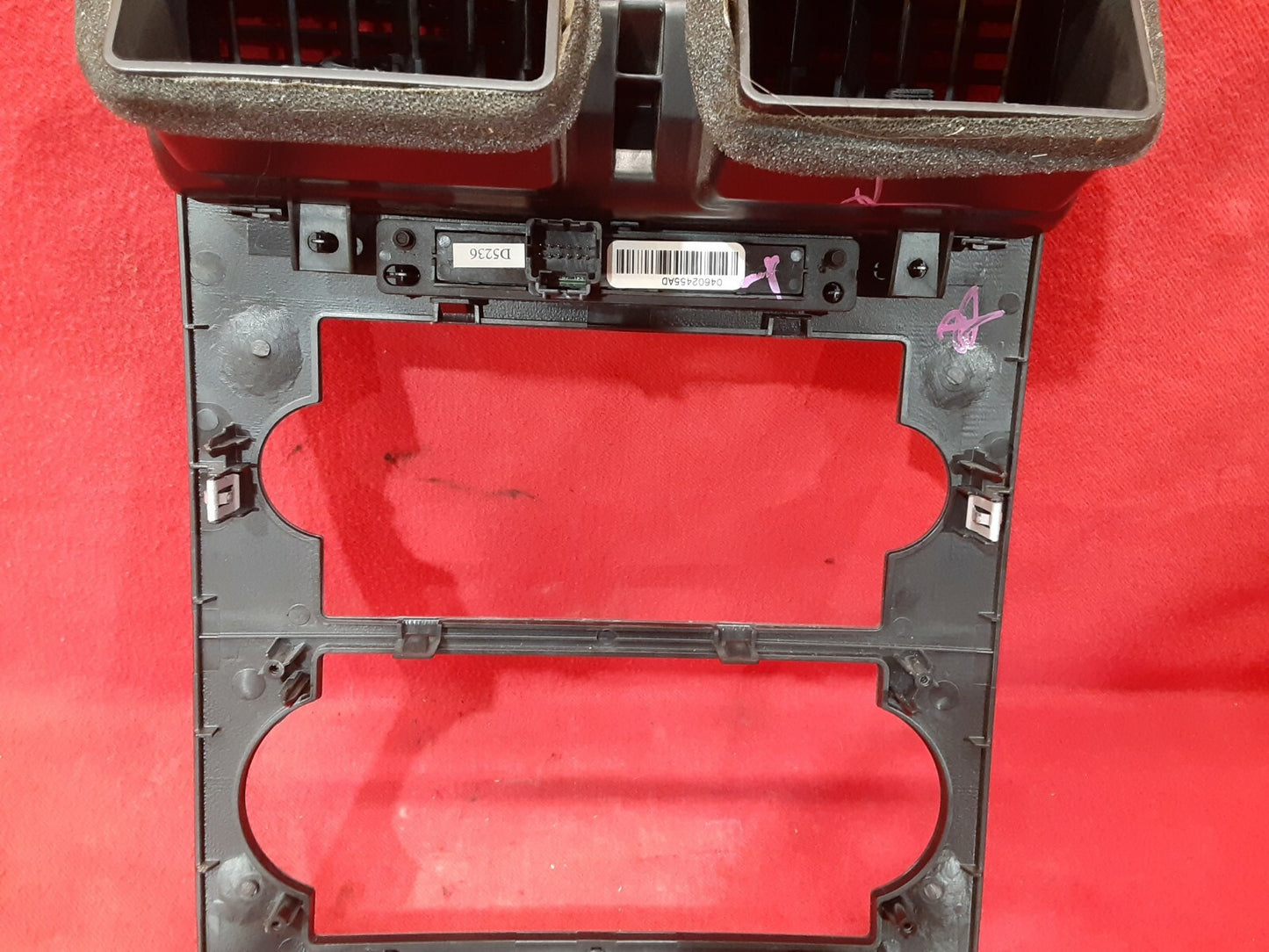 2006 2007 Dodge Charger R/T SRT  - Climate Control Bezel - Chrome
