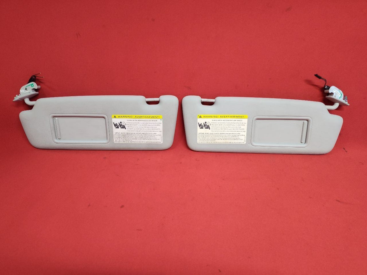 2013-2016 Audi A4 A5 Q3 RS5 S4 S5 Sun Visor Shade Set Illuminated Grey