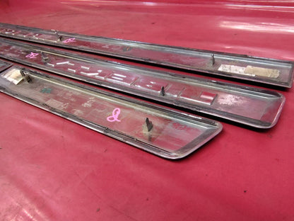 2008-2012 Jeep Liberty Exterior Door Panel Silver Chrome Trim Molding Strip Set