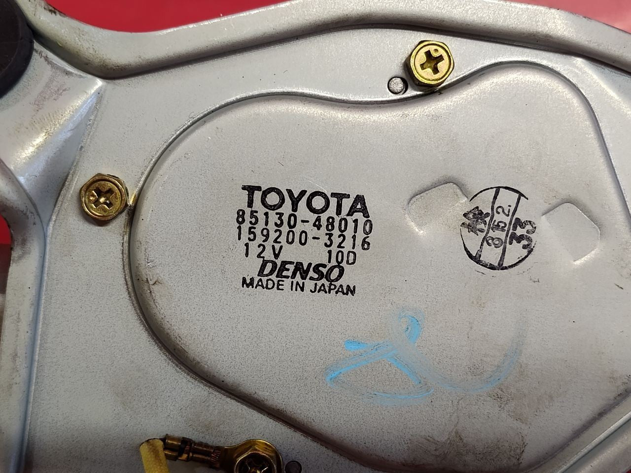1999-2003 Lexus RX300 RX 300 Rear Liftgate Tailgate Hatch Glass Wiper Motor