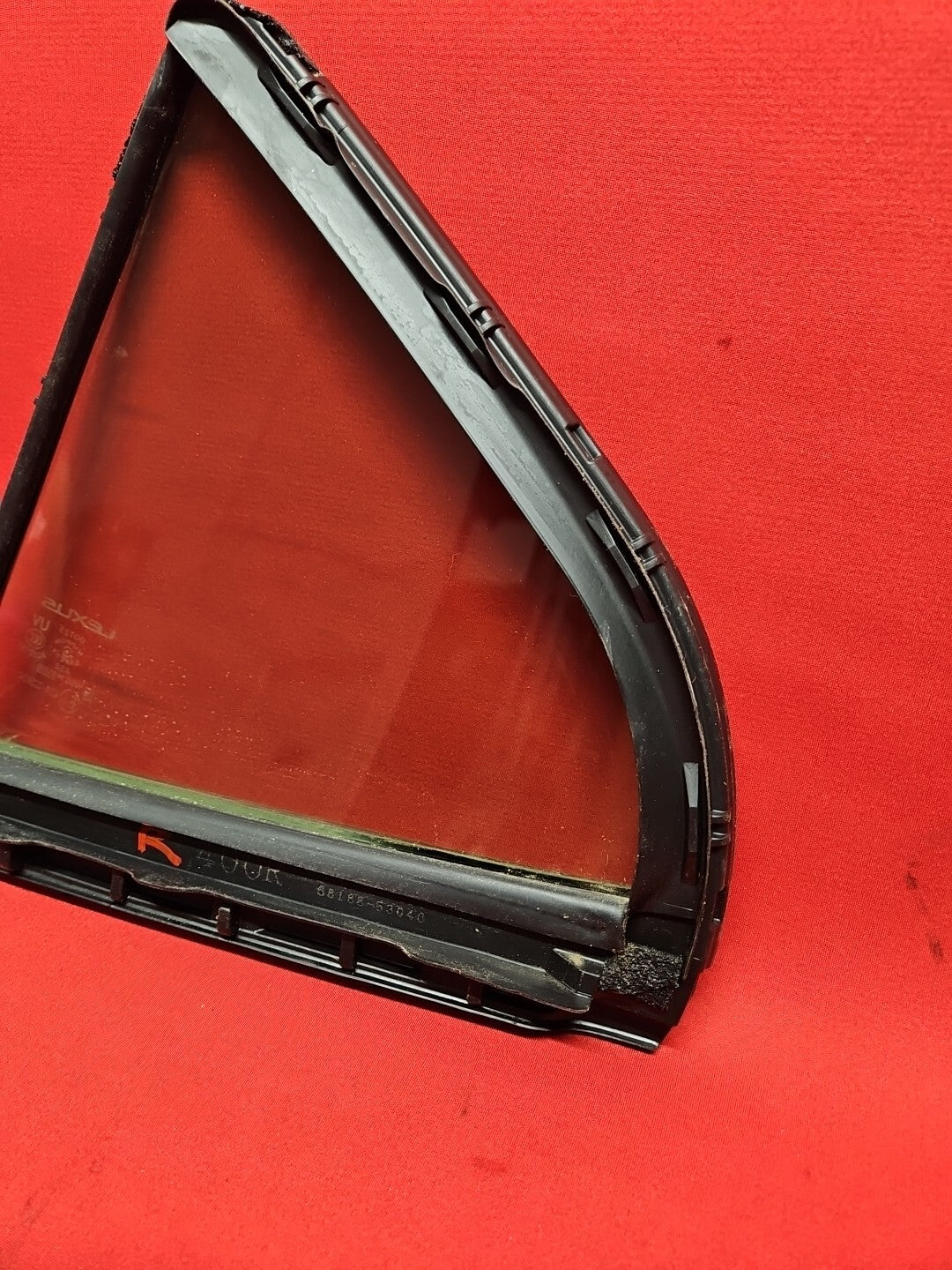 2014 - 2020 Lexus RIGHT PASSENGER REAR Quarter Glass Vent Window 68123-53110