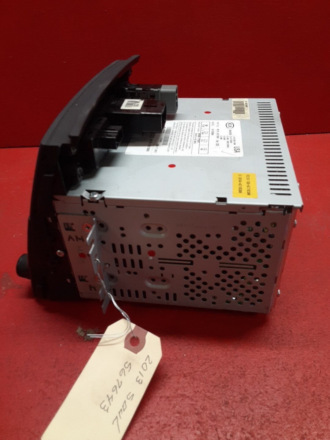 2013 Kia Soul Radio Assembly Display AM/FM/CD/SAT 96170-2K110WK