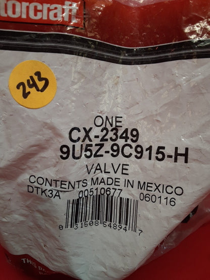 2010-2019 Genuine OEM Motorcraft Ford Valve Assembly 9U5Z-9C915-H