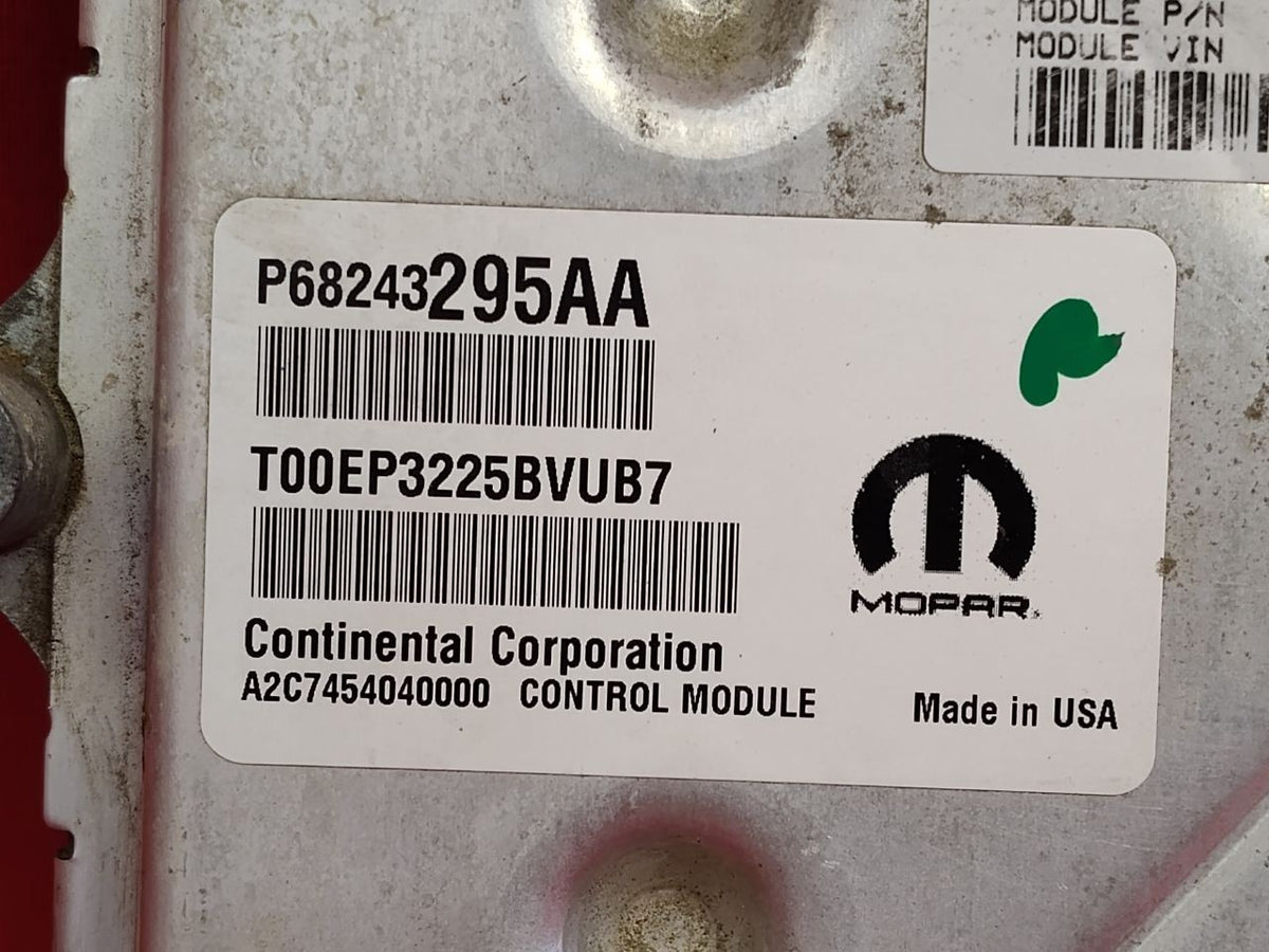 2016-2020 Dodge 2016 Chrysler 3.6L 6-Spd Auto Powertrain Control Module PCM PCU