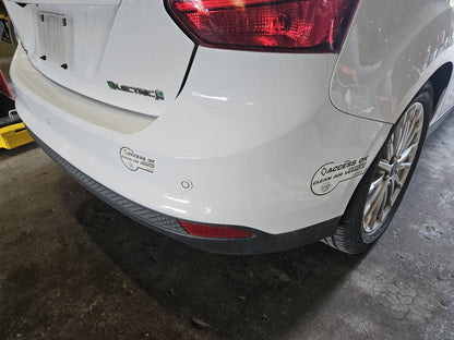 2012-2014 Ford Focus + EV Rear Bumper Cover w/ Park Assist PNYW30 Oxford White