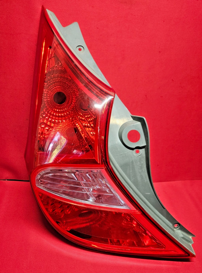 2012 - 2017 Hyundai Accent Hatchback Driver Side / Left Tail Light Lamp Assembly
