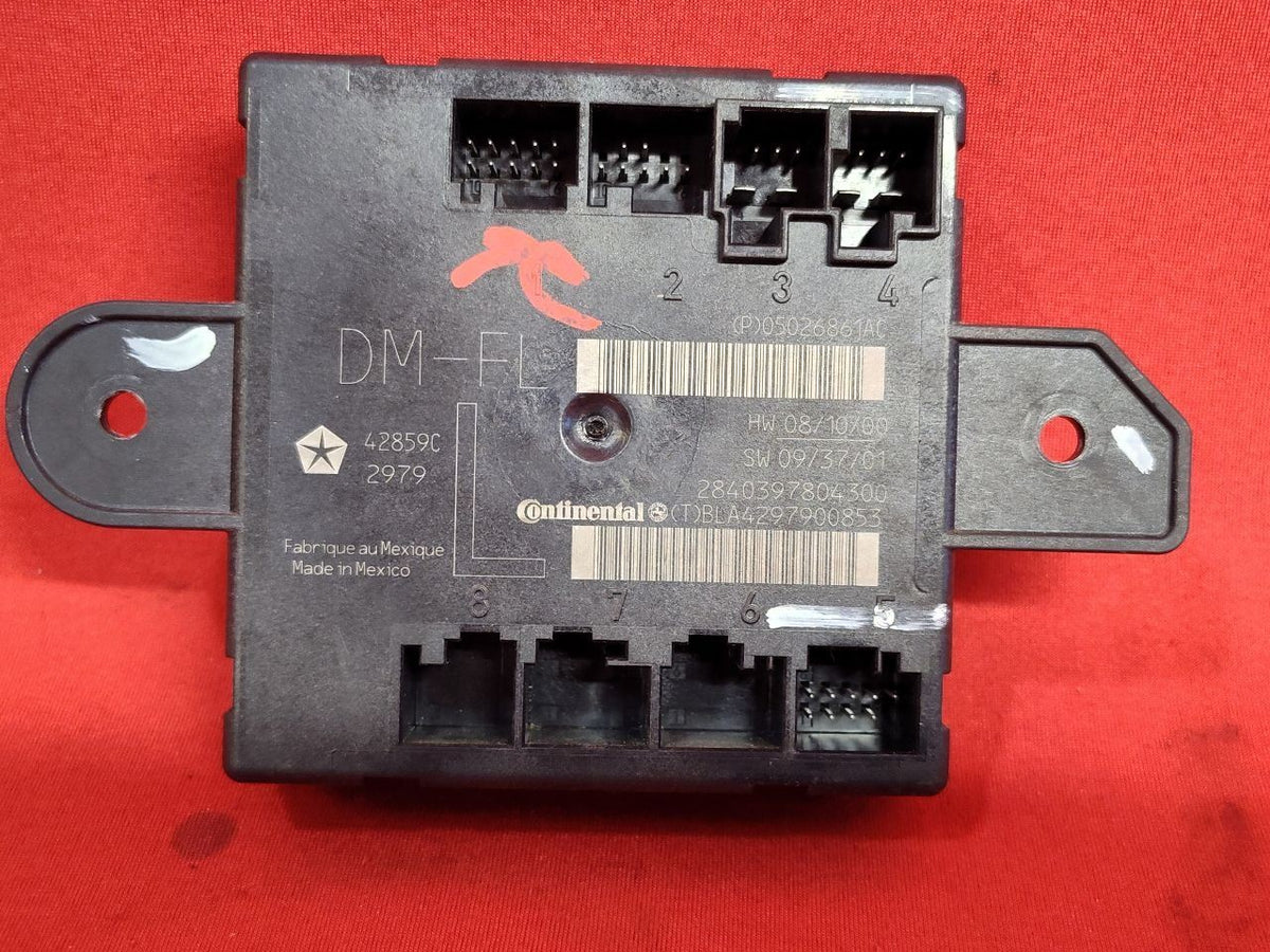 2007-2020 Chrysler Dodge Ram Van / Jeep FRONT LEFT DRIVER Door Control Module