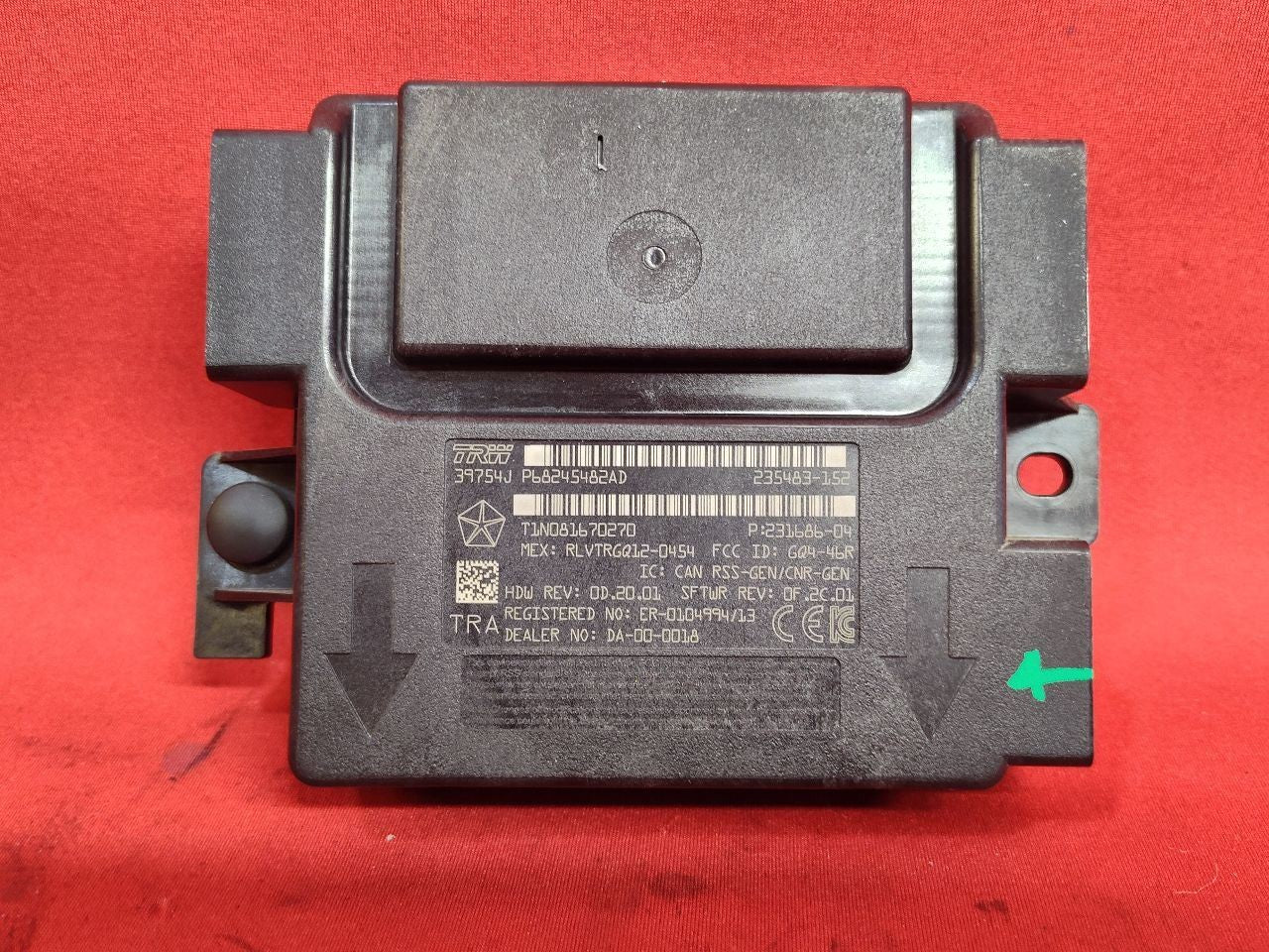 2016 Dodge Ram 1500 2500 3500 Tire Pressure Monitoring TPMS Receiver Module