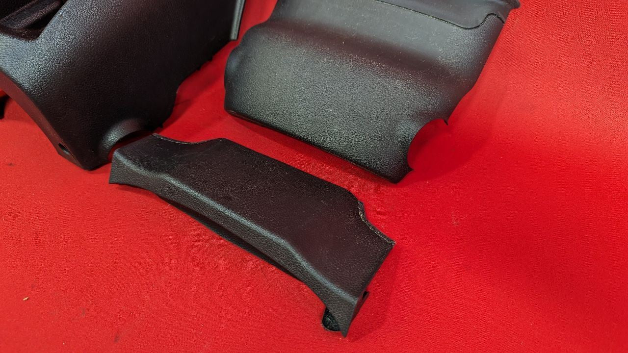 2011-2015 Hyundai Sonata Hybrid Steering Column Cover Trim Bezel Shroud Set of 3