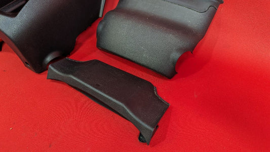 2011-2015 Hyundai Sonata Hybrid Steering Column Cover Trim Bezel Shroud Set of 3