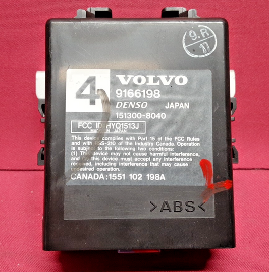 1998 1999 2000 Volvo S70 V70 Keyless Entry Receiver Control Module 9166198
