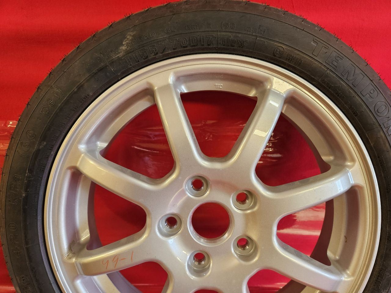 2015-2019 Subaru Legacy / Outback Emergency Compact Spare Tire 8-Spoke 17"