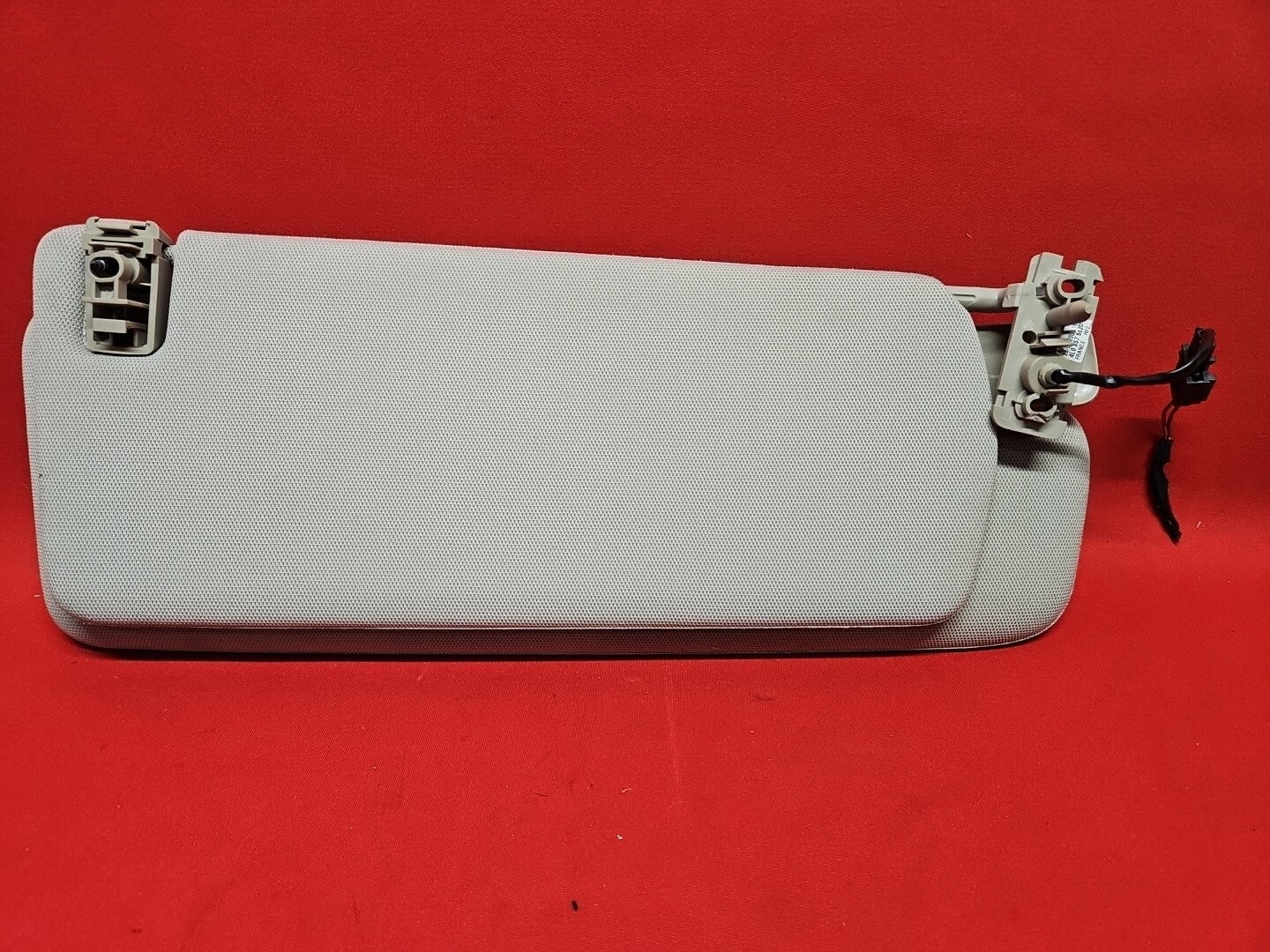 2007 - 2015 Audi Q7 Right & Left Sun Visor Gray Cloth Illuminated PAIR / SET