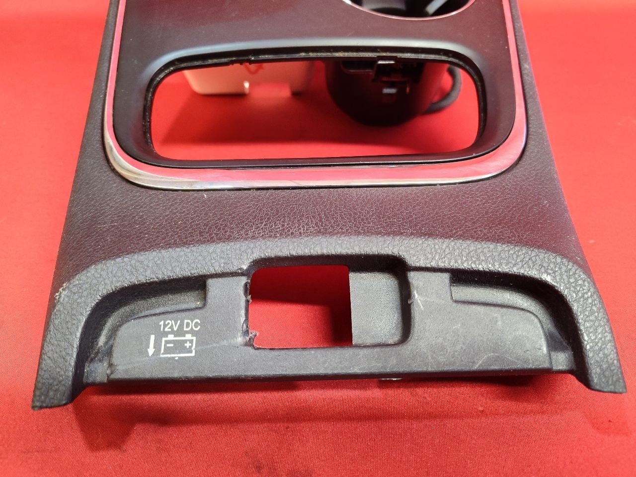 2016 2017 Dodge Durango Center Console Shifter Cup Holder Aux USB 12v Bezel Trim