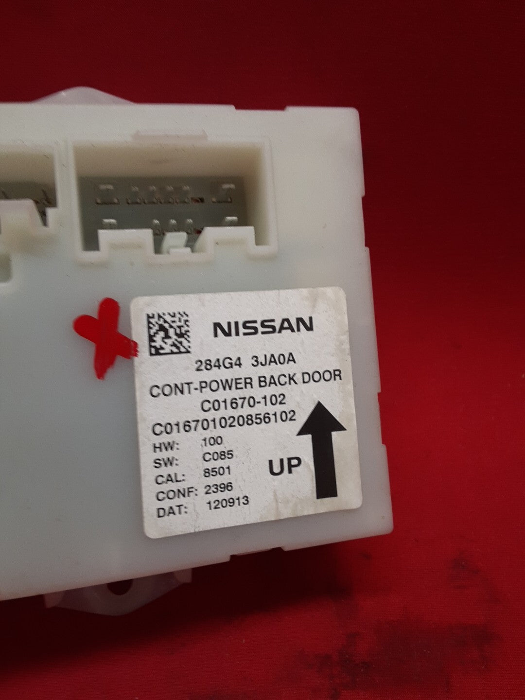 2013 Infiniti JX35 Tailgate Liftgate Back Door Power Control Module OEM